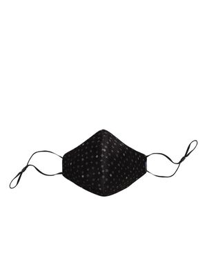 Face Mask (Adult) (1pcs) Black Crisscross